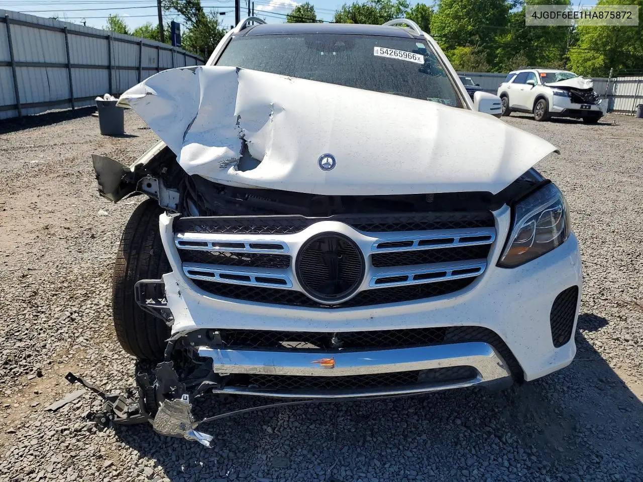 2017 Mercedes-Benz Gls 450 4Matic VIN: 4JGDF6EE1HA875872 Lot: 54265966