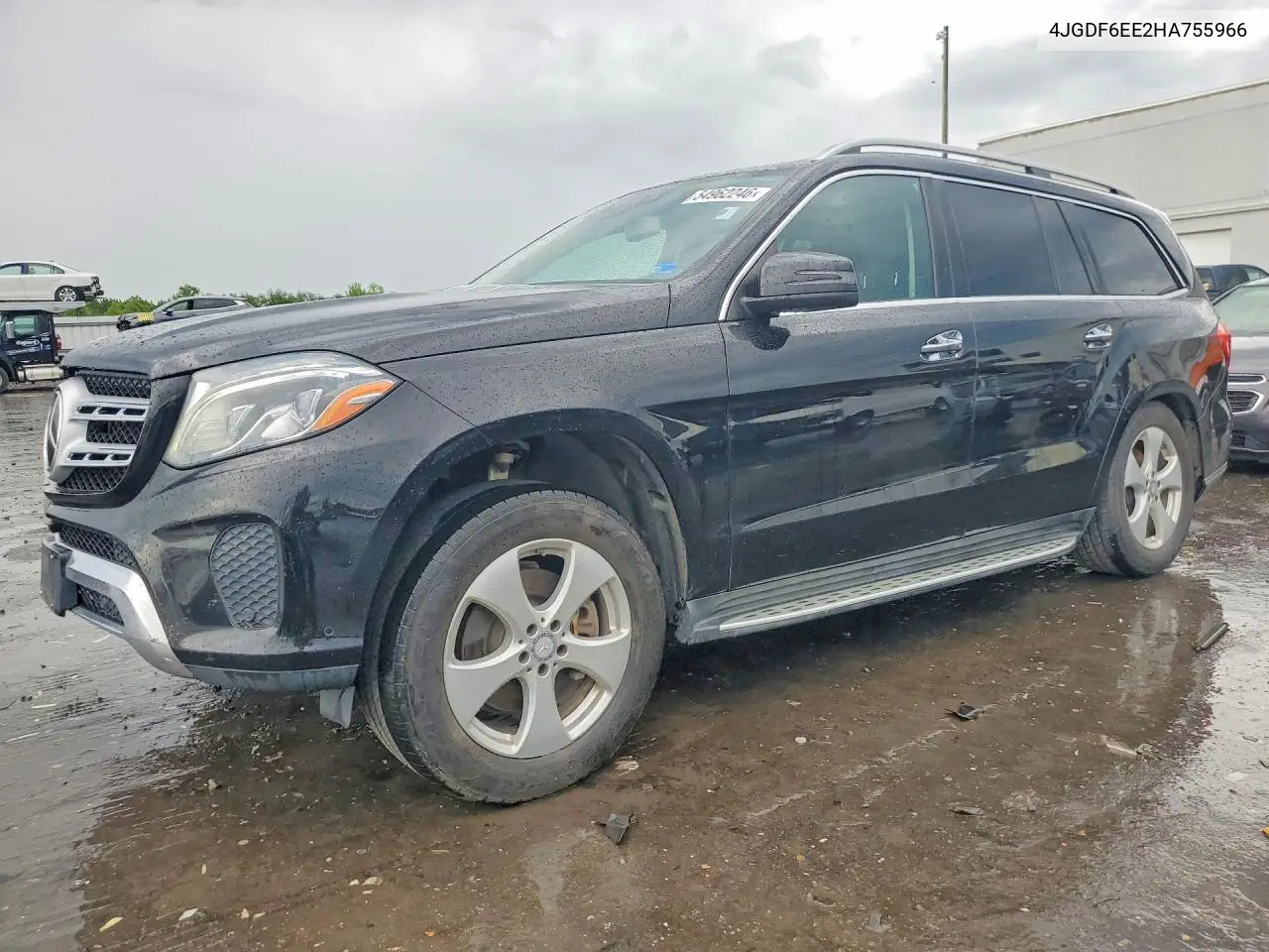 2017 Mercedes-Benz Gls 450 4Matic VIN: 4JGDF6EE2HA755966 Lot: 54962246
