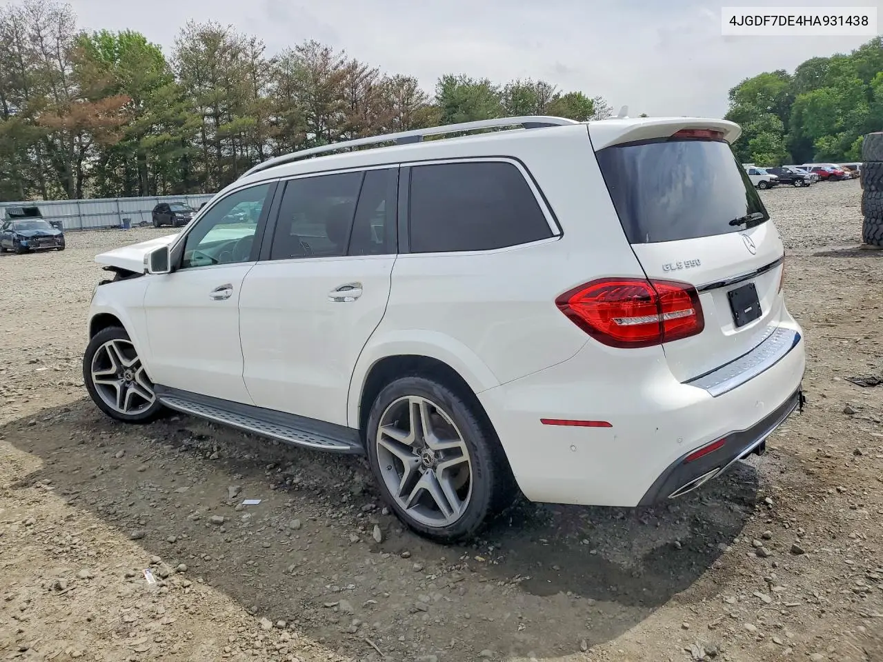 2017 Mercedes-Benz Gls 550 4Matic VIN: 4JGDF7DE4HA931438 Lot: 55183736