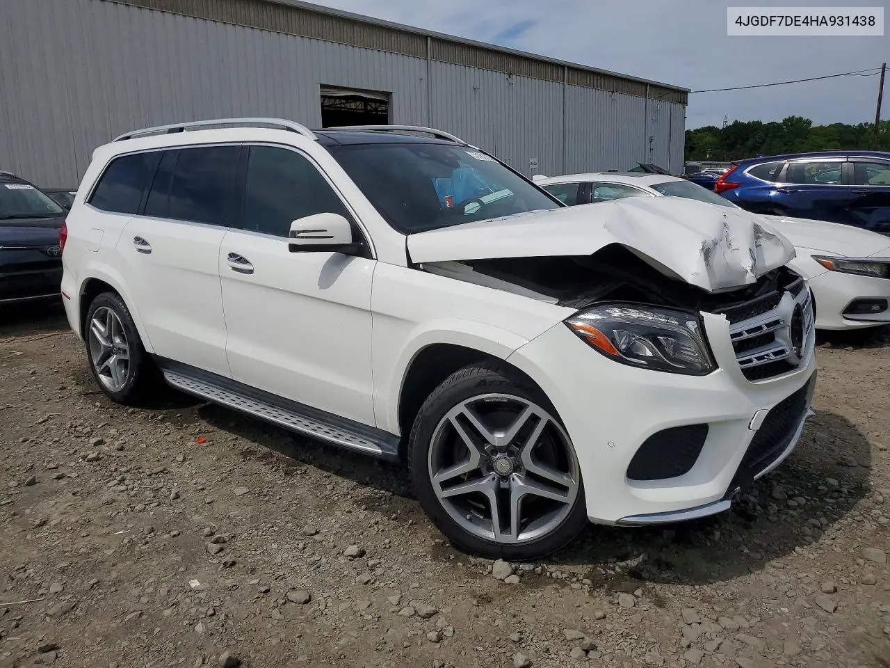 2017 Mercedes-Benz Gls 550 4Matic VIN: 4JGDF7DE4HA931438 Lot: 55183736