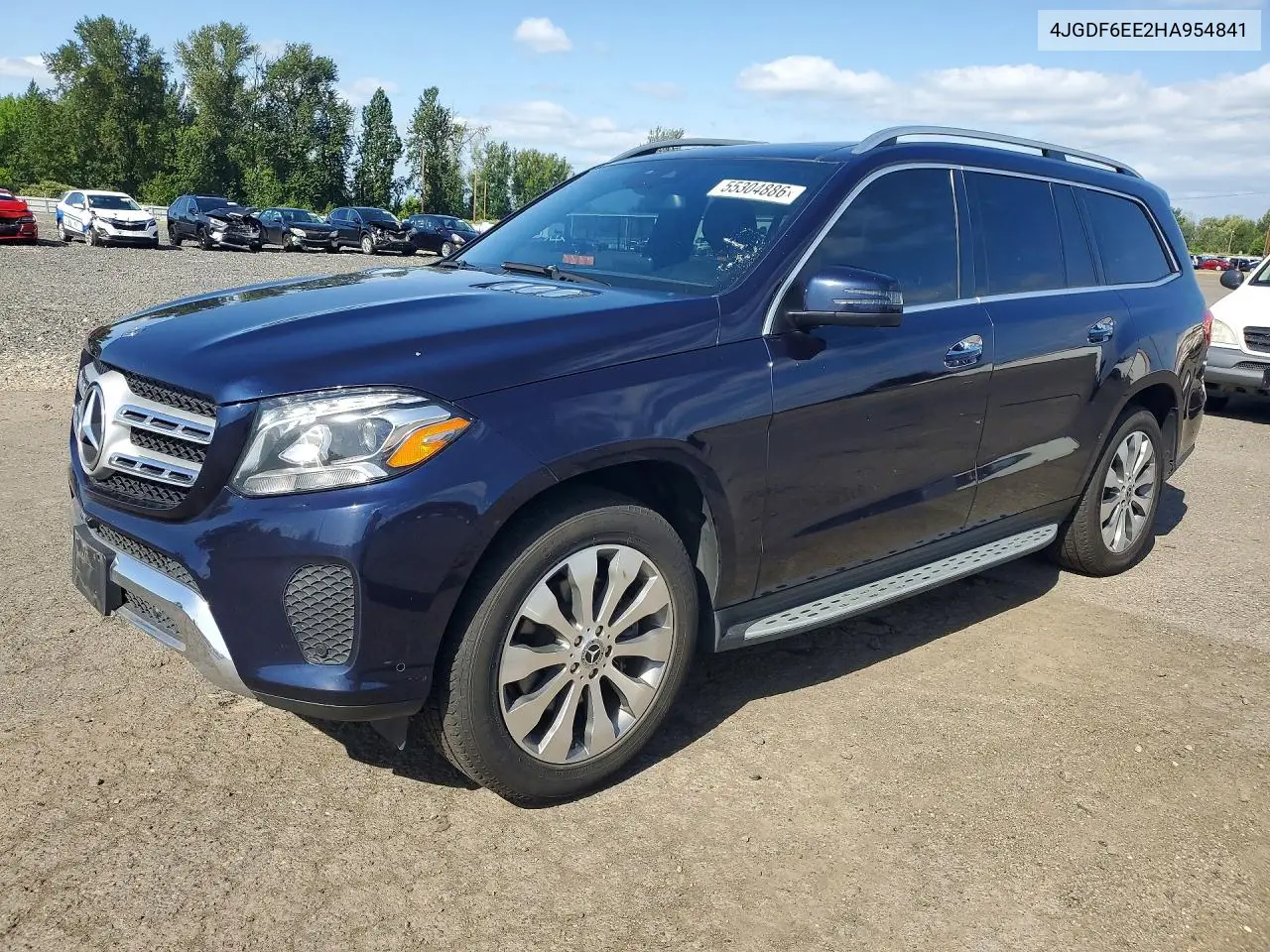 2017 Mercedes-Benz Gls 450 4Matic VIN: 4JGDF6EE2HA954841 Lot: 55304886