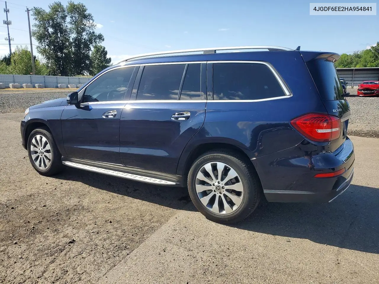2017 Mercedes-Benz Gls 450 4Matic VIN: 4JGDF6EE2HA954841 Lot: 55304886