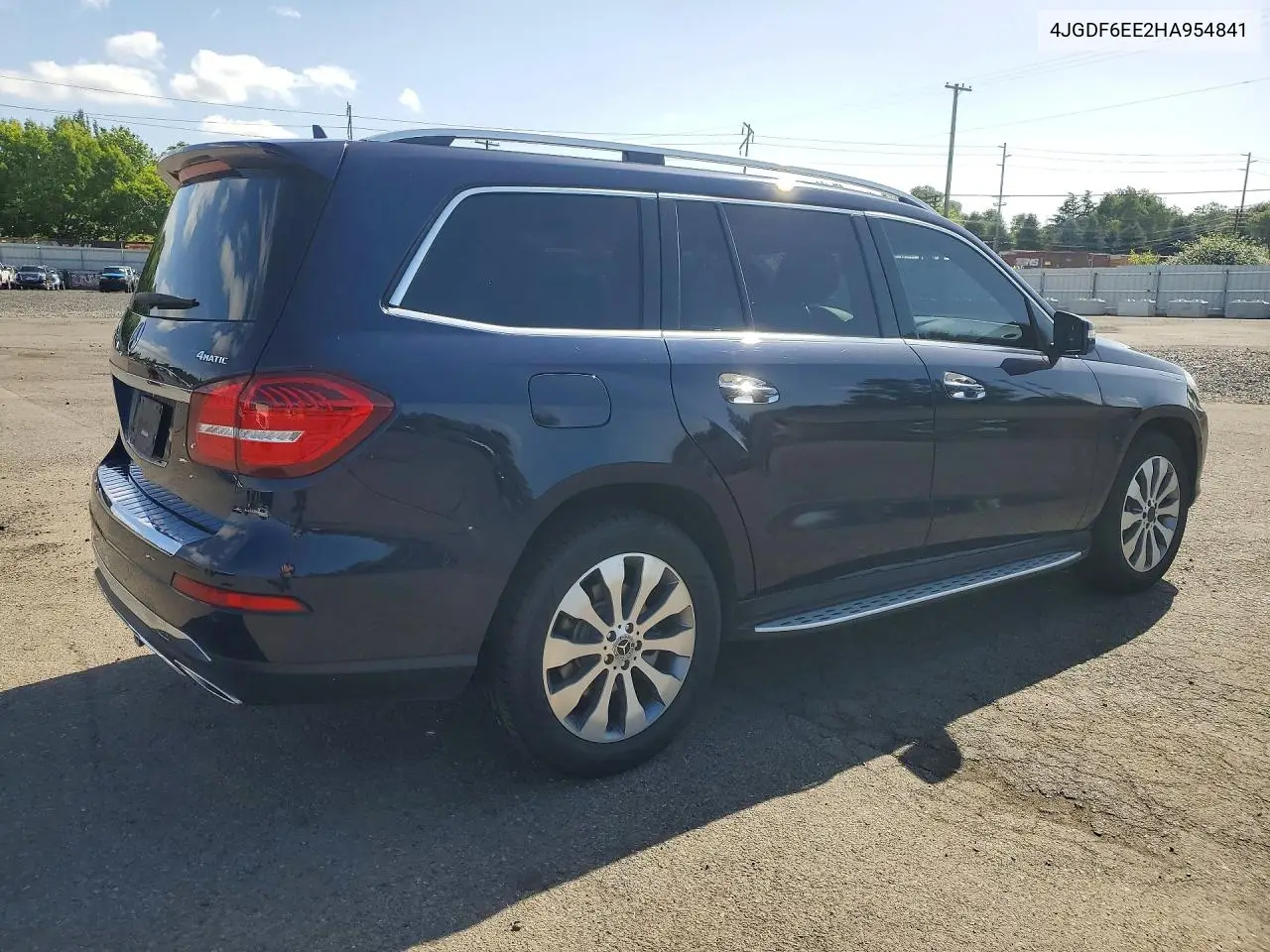 2017 Mercedes-Benz Gls 450 4Matic VIN: 4JGDF6EE2HA954841 Lot: 55304886