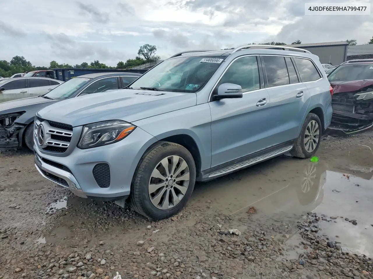 2017 Mercedes-Benz Gls 450 4Matic VIN: 4JGDF6EE9HA799477 Lot: 55606696
