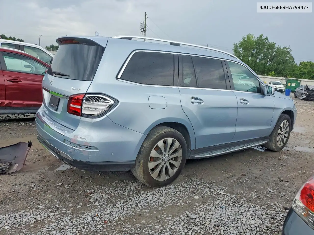 2017 Mercedes-Benz Gls 450 4Matic VIN: 4JGDF6EE9HA799477 Lot: 55606696