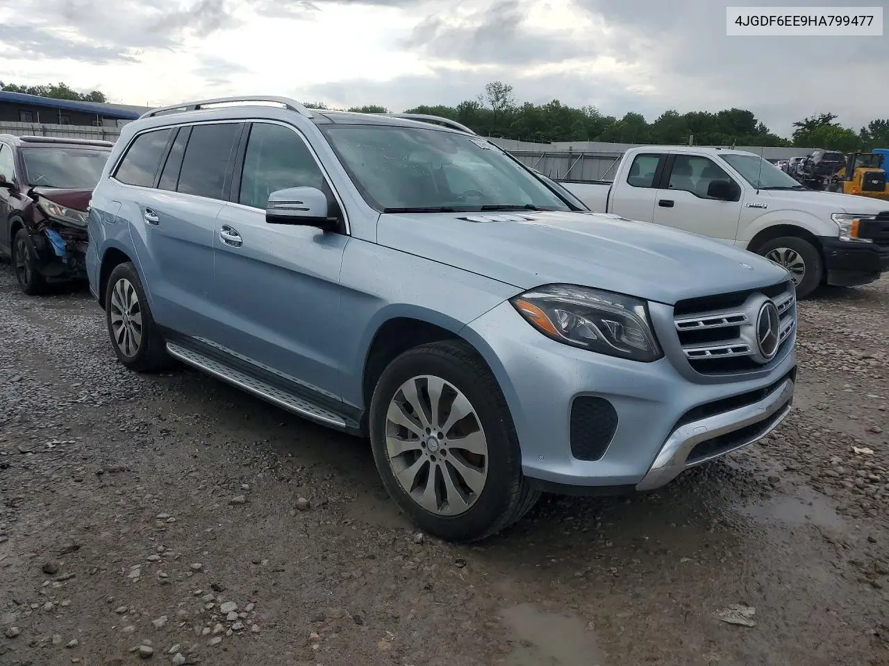 2017 Mercedes-Benz Gls 450 4Matic VIN: 4JGDF6EE9HA799477 Lot: 55606696