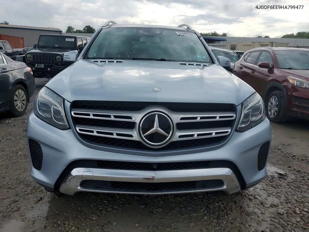2017 Mercedes-Benz Gls 450 4Matic VIN: 4JGDF6EE9HA799477 Lot: 55606696