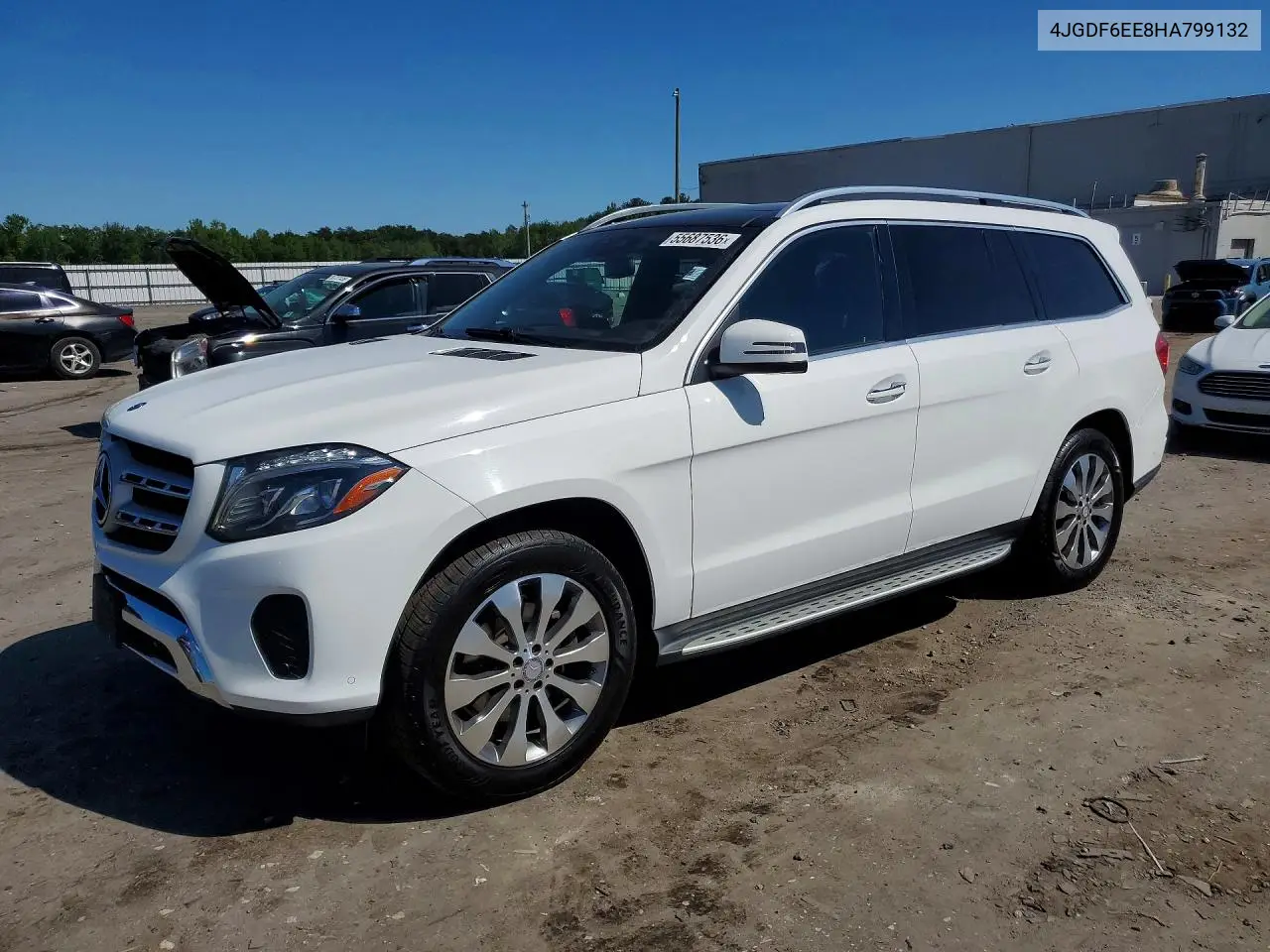 2017 Mercedes-Benz Gls 450 4Matic VIN: 4JGDF6EE8HA799132 Lot: 55687536