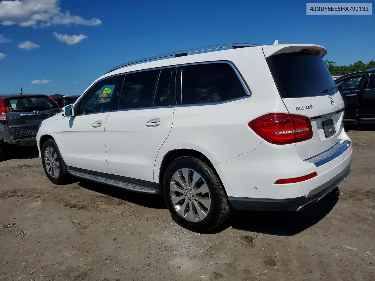 2017 Mercedes-Benz Gls 450 4Matic VIN: 4JGDF6EE8HA799132 Lot: 55687536