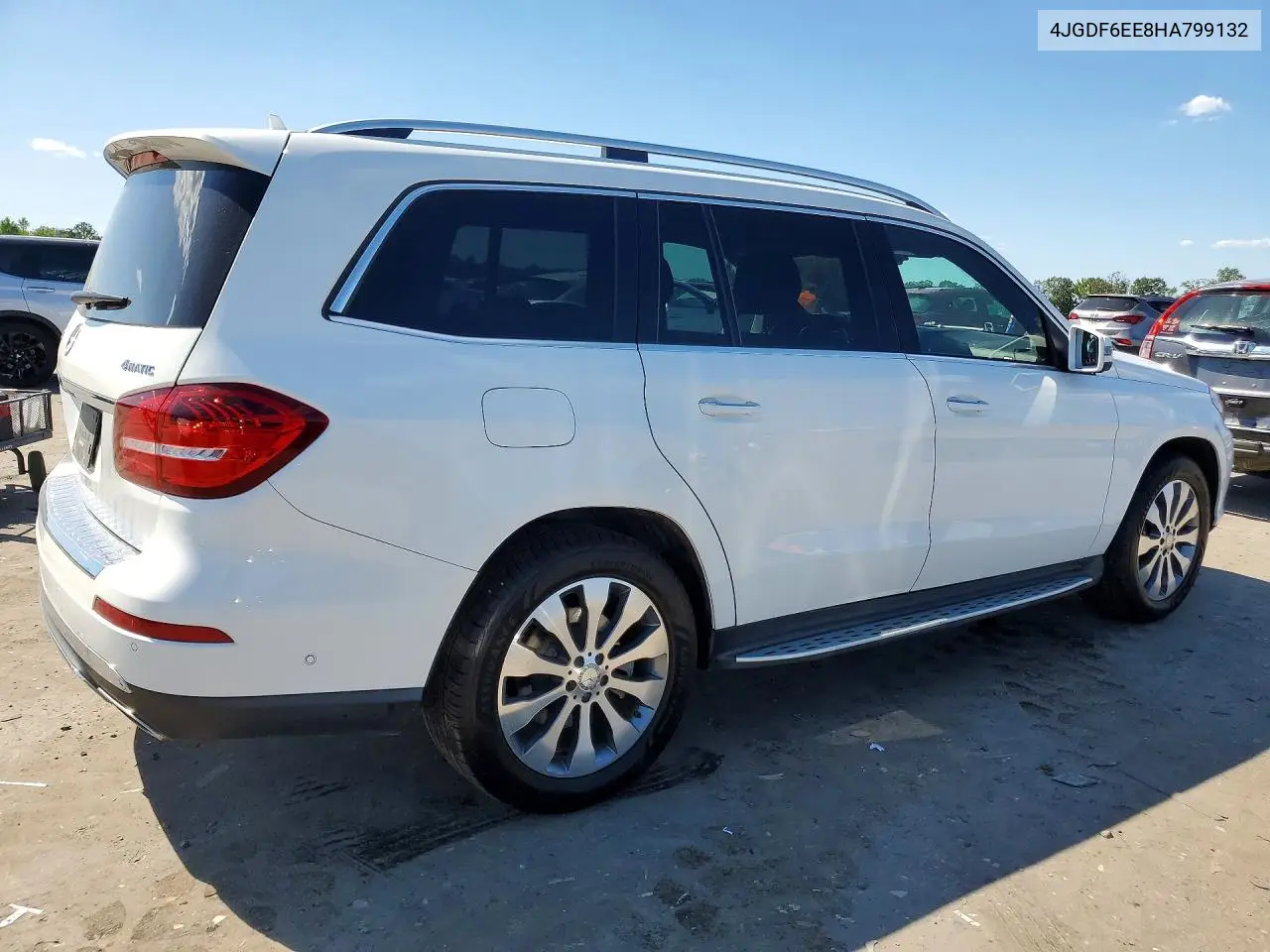 2017 Mercedes-Benz Gls 450 4Matic VIN: 4JGDF6EE8HA799132 Lot: 55687536