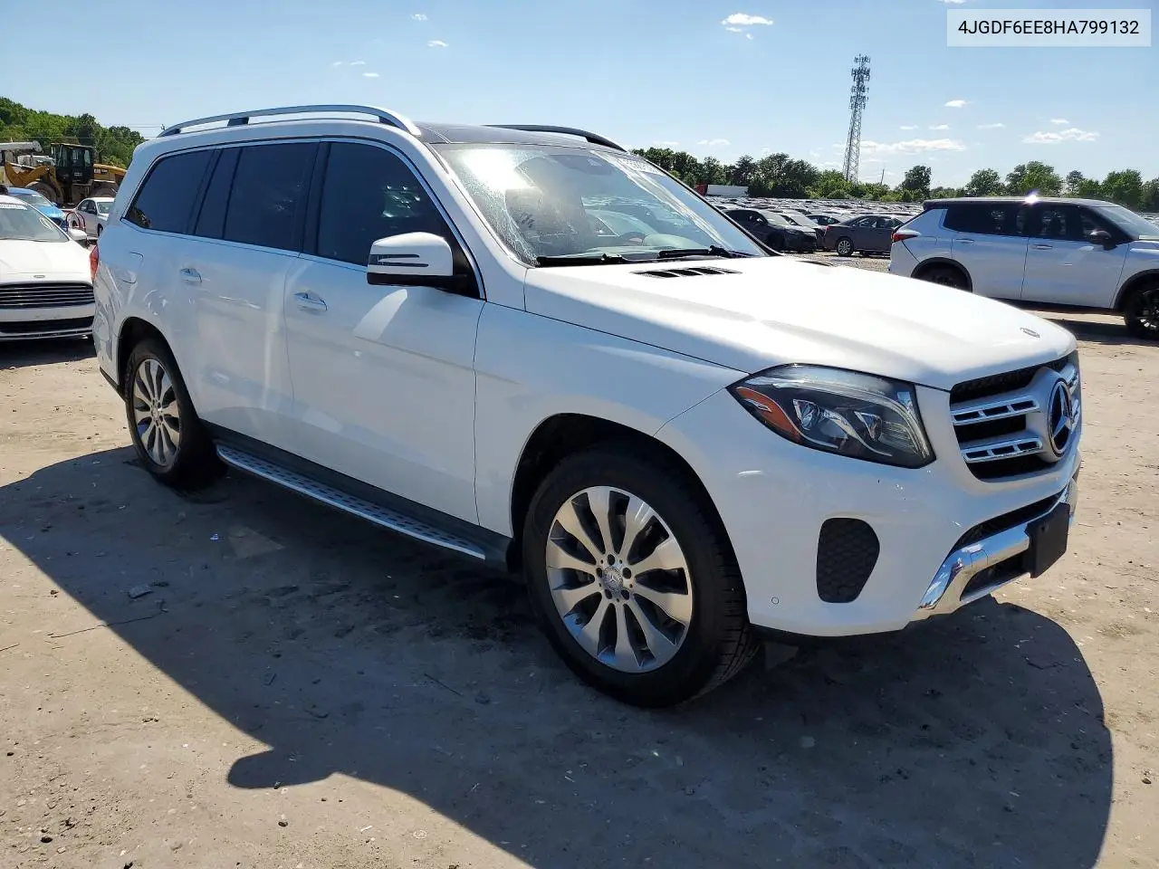 2017 Mercedes-Benz Gls 450 4Matic VIN: 4JGDF6EE8HA799132 Lot: 55687536