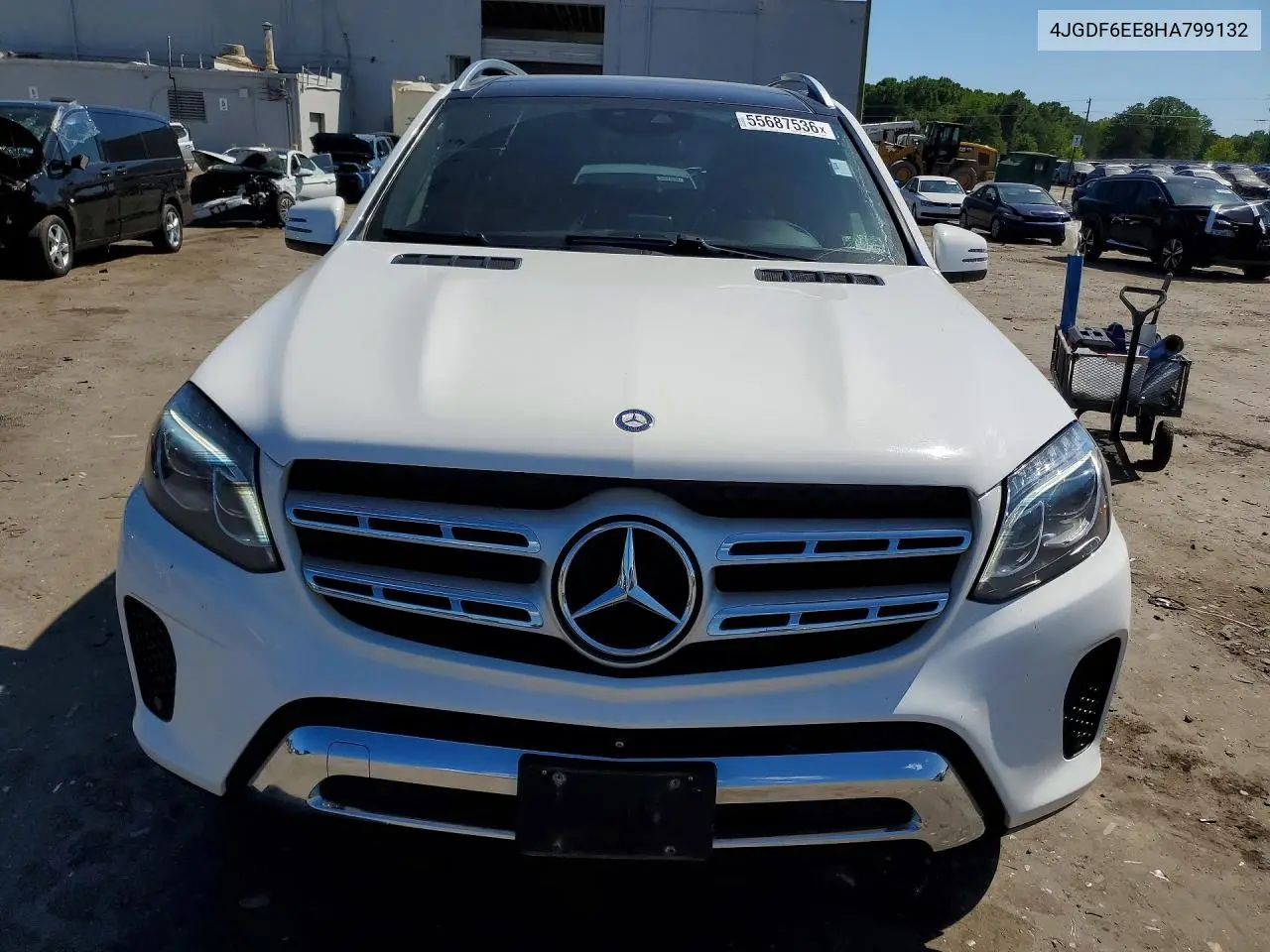 2017 Mercedes-Benz Gls 450 4Matic VIN: 4JGDF6EE8HA799132 Lot: 55687536
