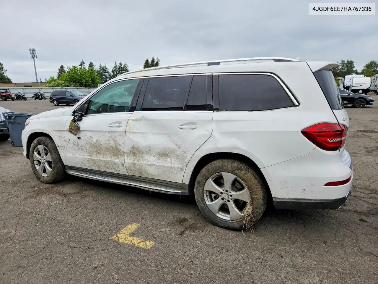 2017 Mercedes-Benz Gls 450 4Matic VIN: 4JGDF6EE7HA767336 Lot: 55801236