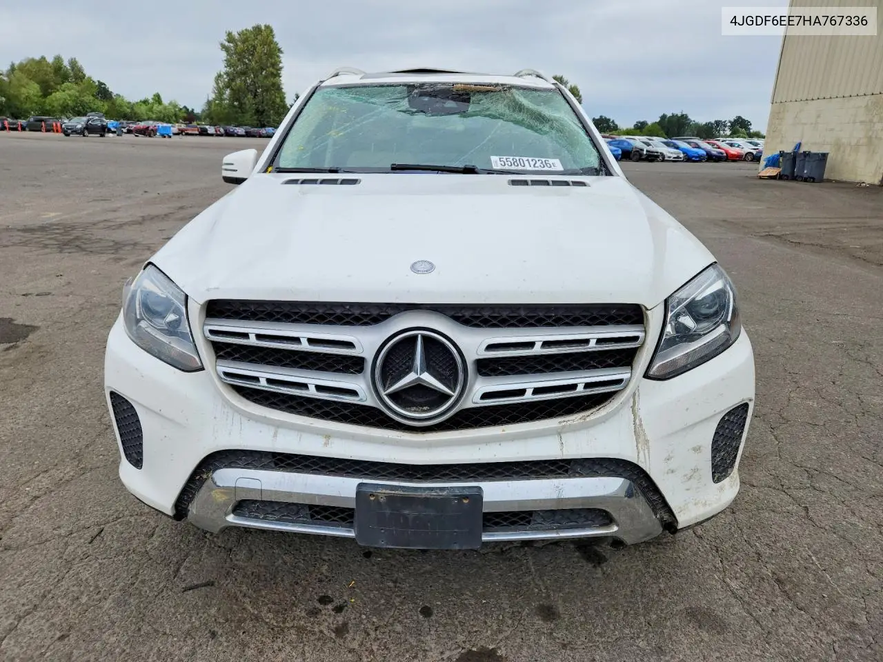 2017 Mercedes-Benz Gls 450 4Matic VIN: 4JGDF6EE7HA767336 Lot: 55801236