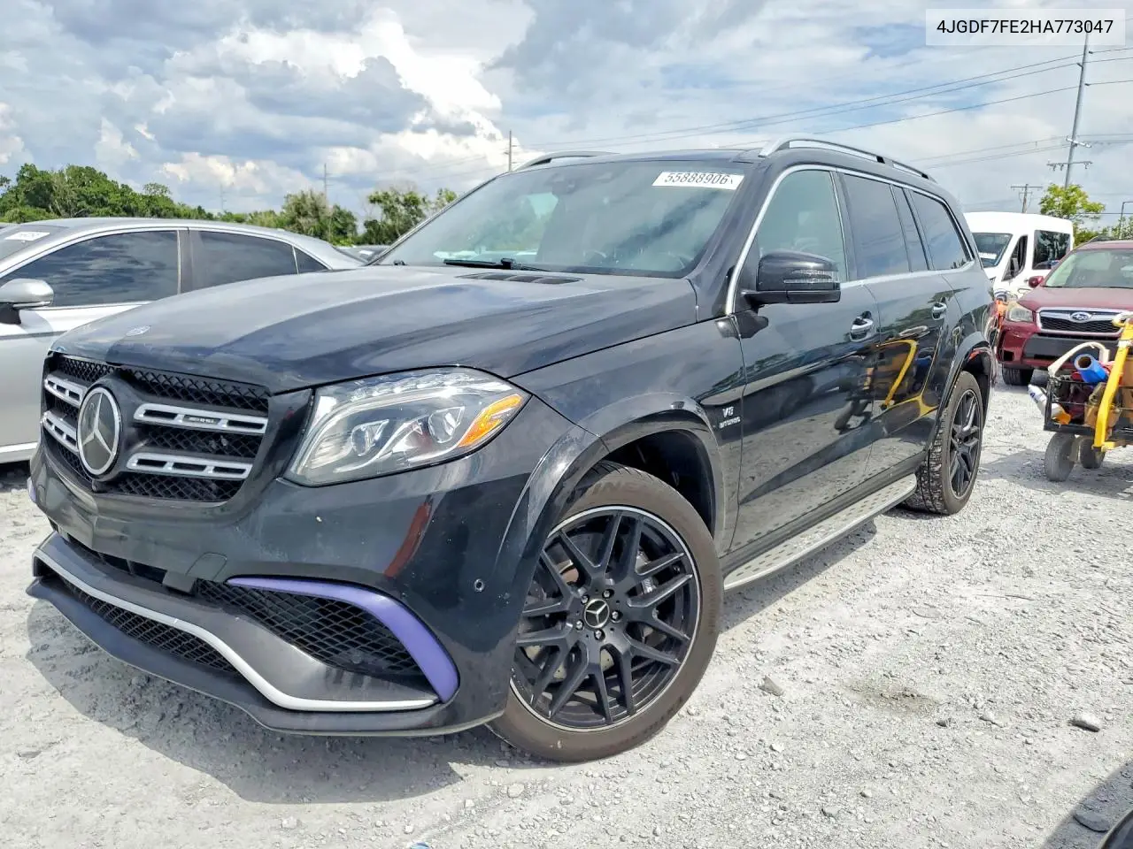 2017 Mercedes-Benz Gls 63 Amg 4Matic VIN: 4JGDF7FE2HA773047 Lot: 55888906