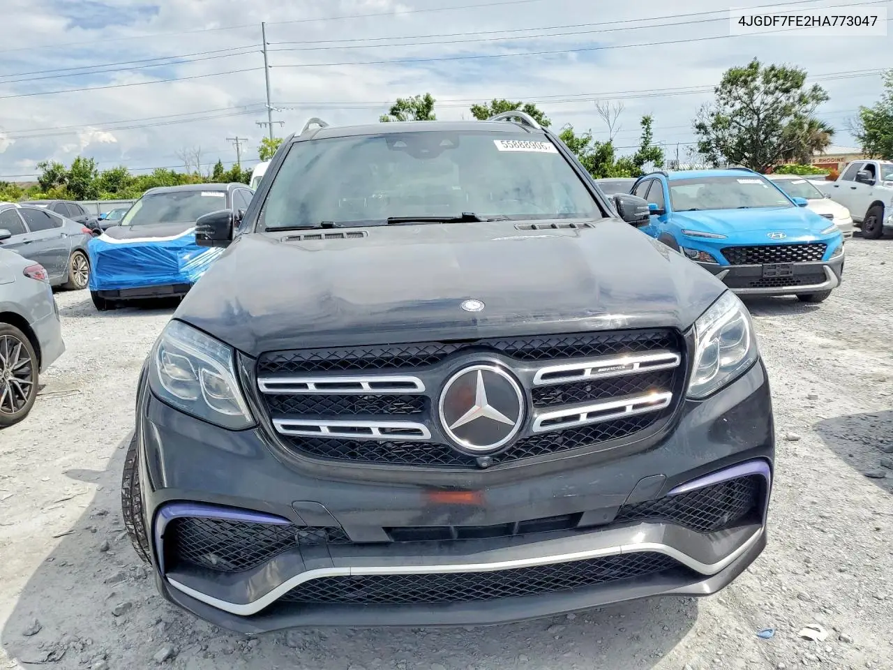 2017 Mercedes-Benz Gls 63 Amg 4Matic VIN: 4JGDF7FE2HA773047 Lot: 55888906
