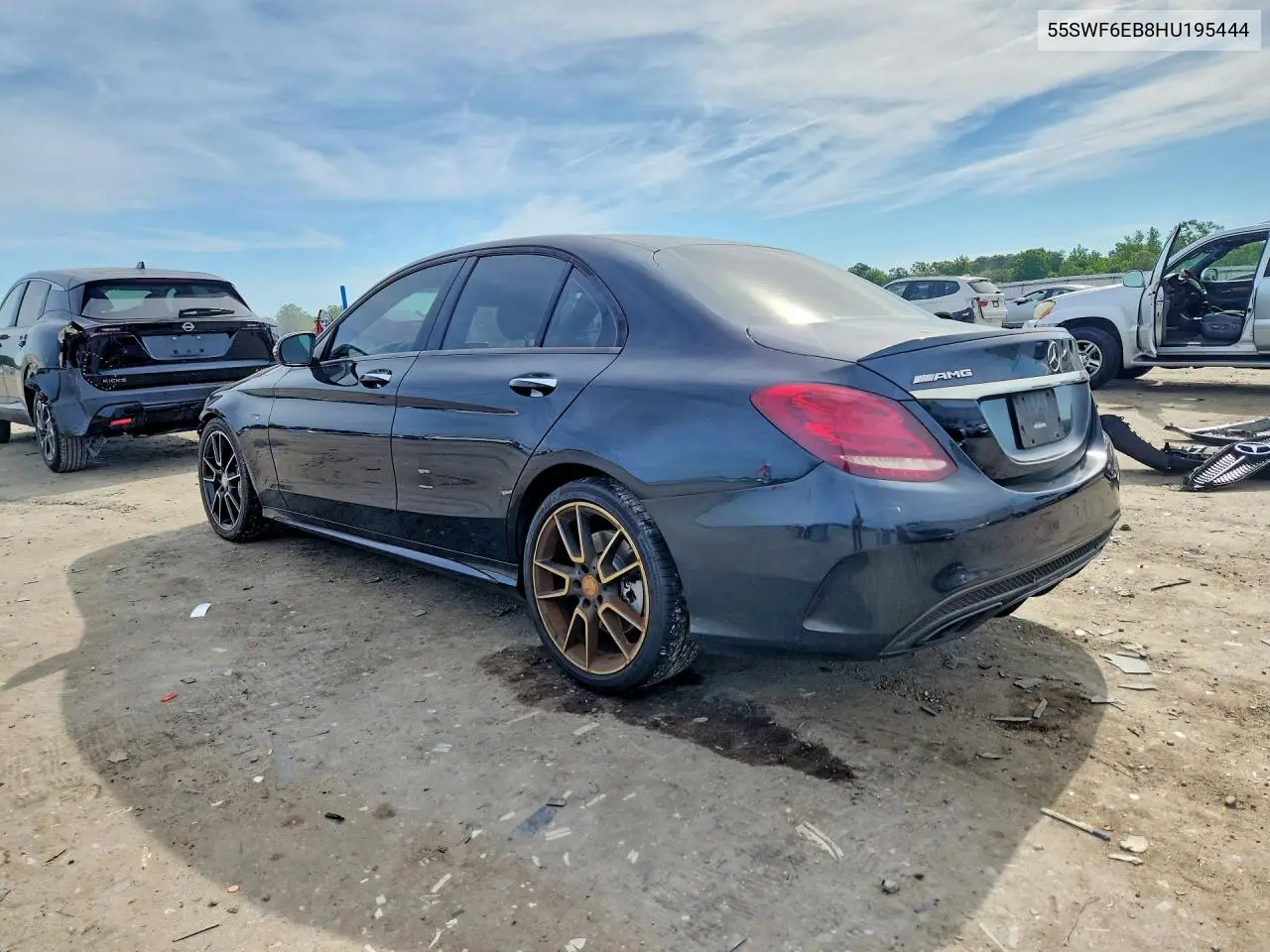 2017 Mercedes-Benz C 43 4Matic Amg VIN: 55SWF6EB8HU195444 Lot: 56107126