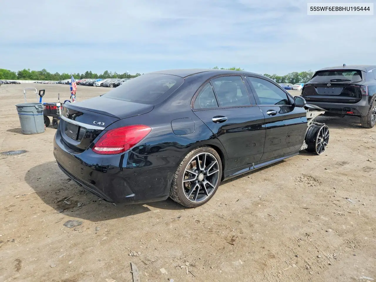 2017 Mercedes-Benz C 43 4Matic Amg VIN: 55SWF6EB8HU195444 Lot: 56107126
