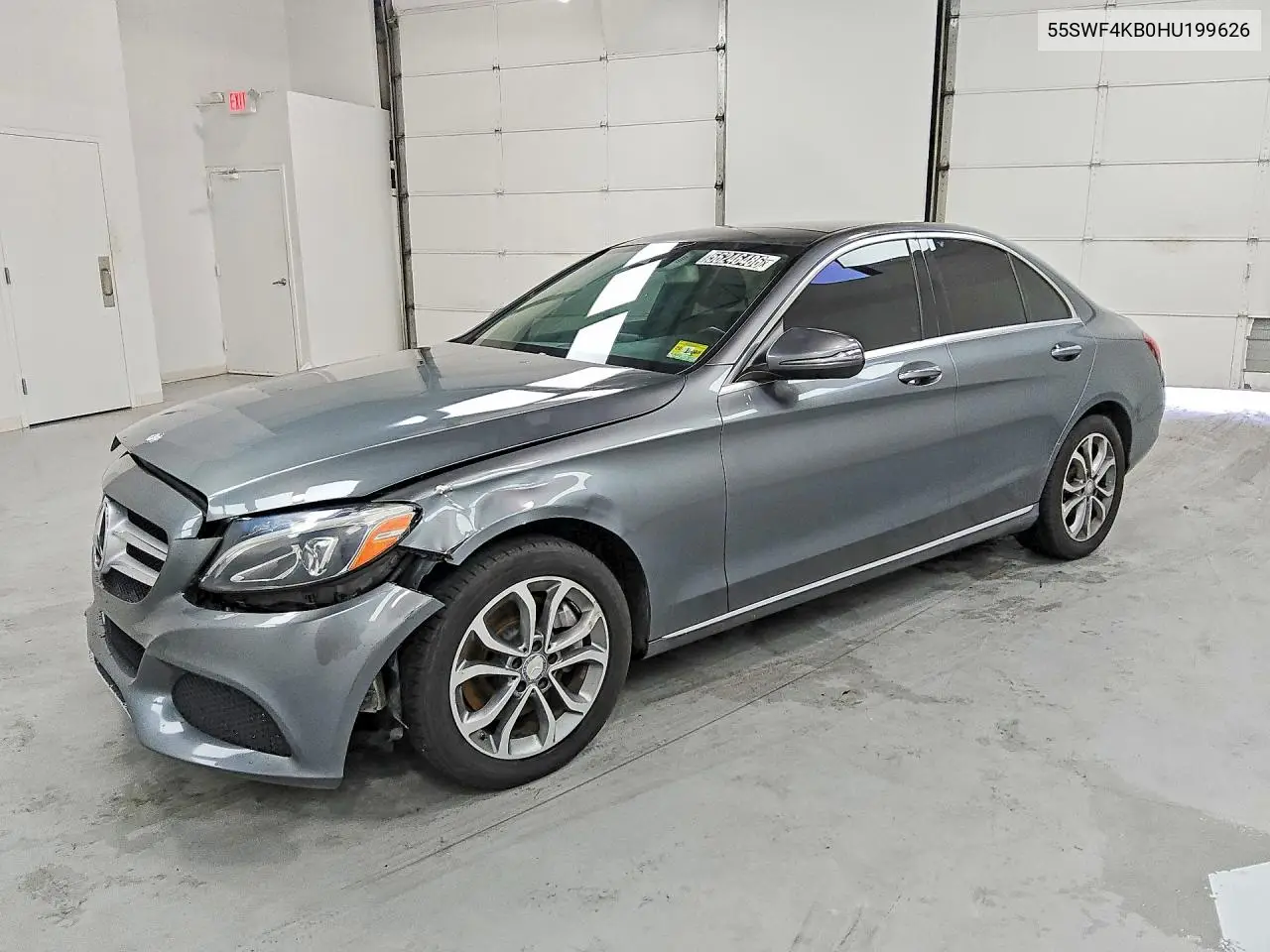 2017 Mercedes-Benz C 300 4Matic VIN: 55SWF4KB0HU199626 Lot: 56246486