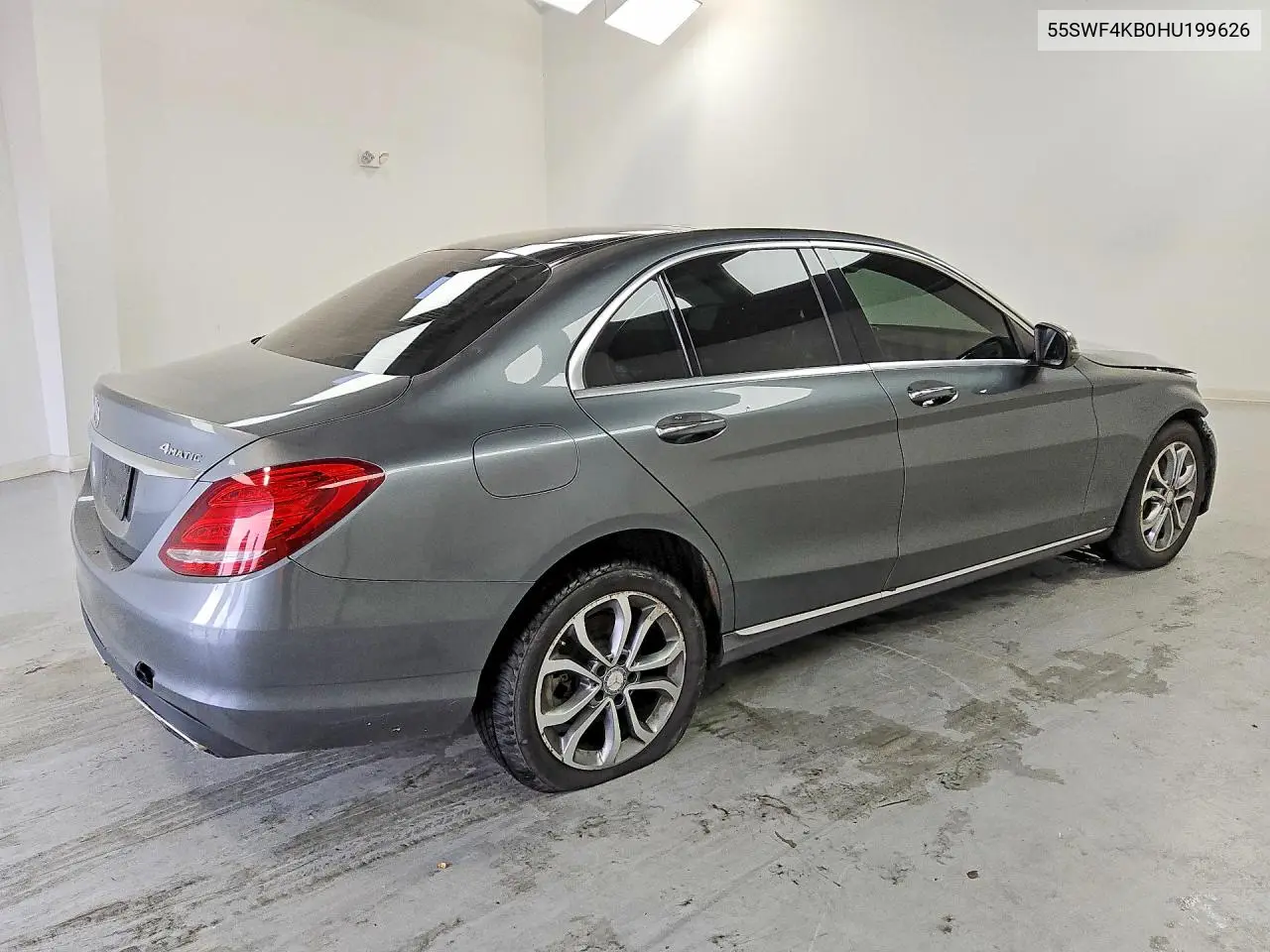 2017 Mercedes-Benz C 300 4Matic VIN: 55SWF4KB0HU199626 Lot: 56246486