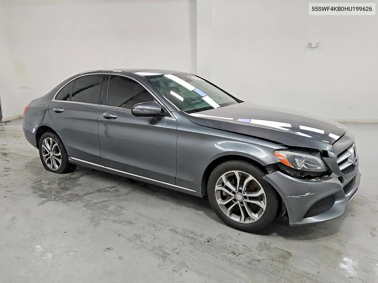 2017 Mercedes-Benz C 300 4Matic VIN: 55SWF4KB0HU199626 Lot: 56246486
