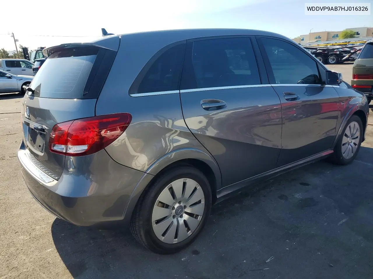 2017 Mercedes-Benz B 250E VIN: WDDVP9AB7HJ016326 Lot: 57426446
