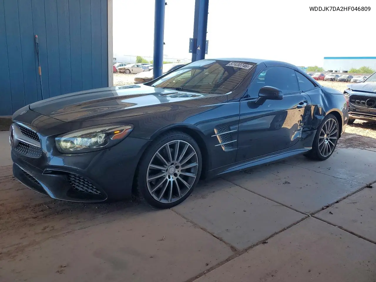 2017 Mercedes-Benz Sl 550 VIN: WDDJK7DA2HF046809 Lot: 57430746