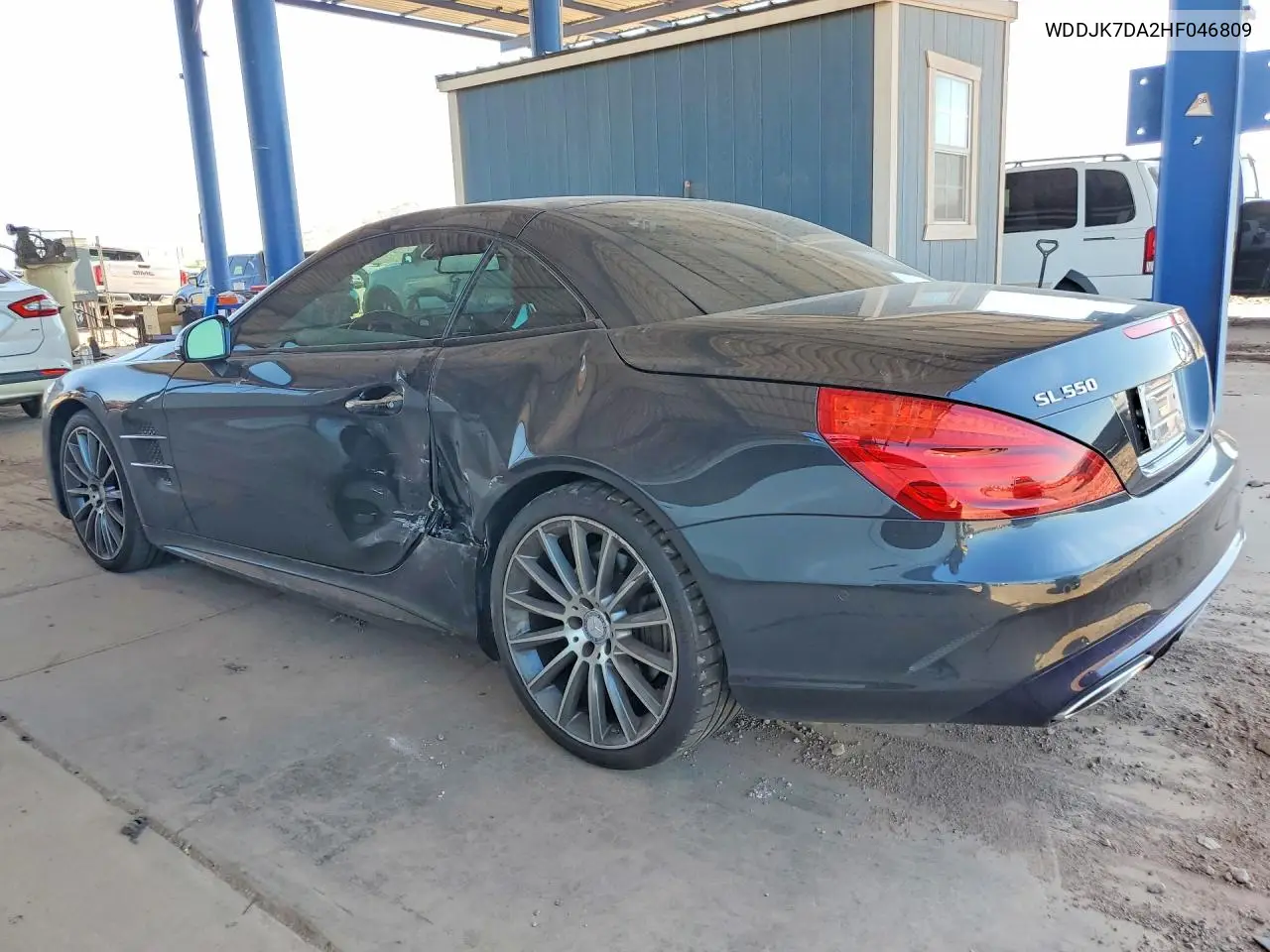 2017 Mercedes-Benz Sl 550 VIN: WDDJK7DA2HF046809 Lot: 57430746