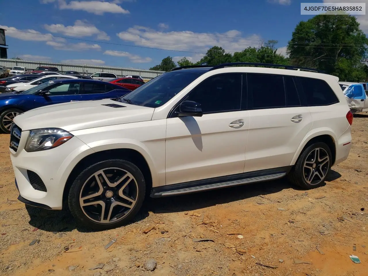 2017 Mercedes-Benz Gls 550 4Matic VIN: 4JGDF7DE5HA835852 Lot: 57586206