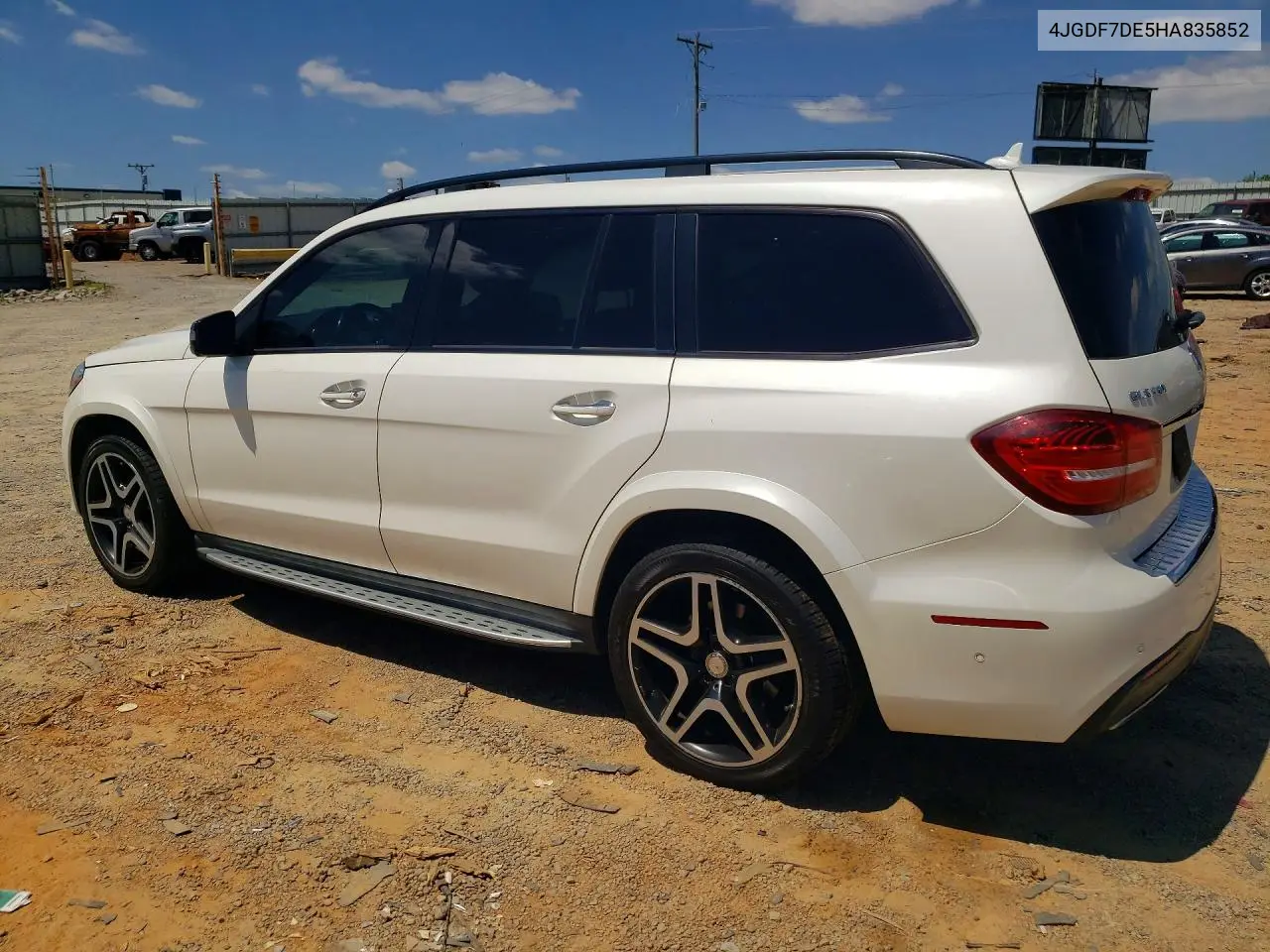 2017 Mercedes-Benz Gls 550 4Matic VIN: 4JGDF7DE5HA835852 Lot: 57586206