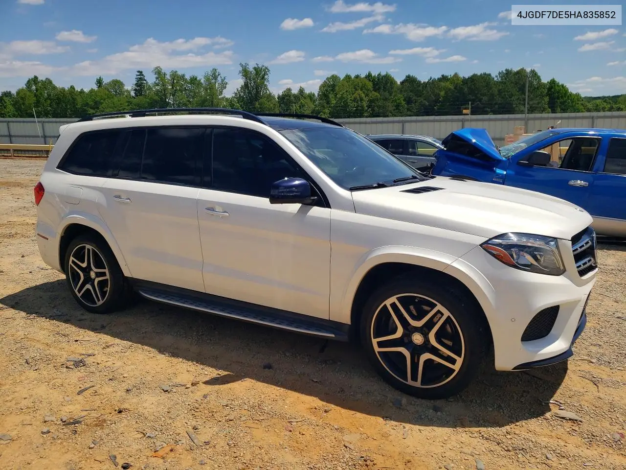 2017 Mercedes-Benz Gls 550 4Matic VIN: 4JGDF7DE5HA835852 Lot: 57586206