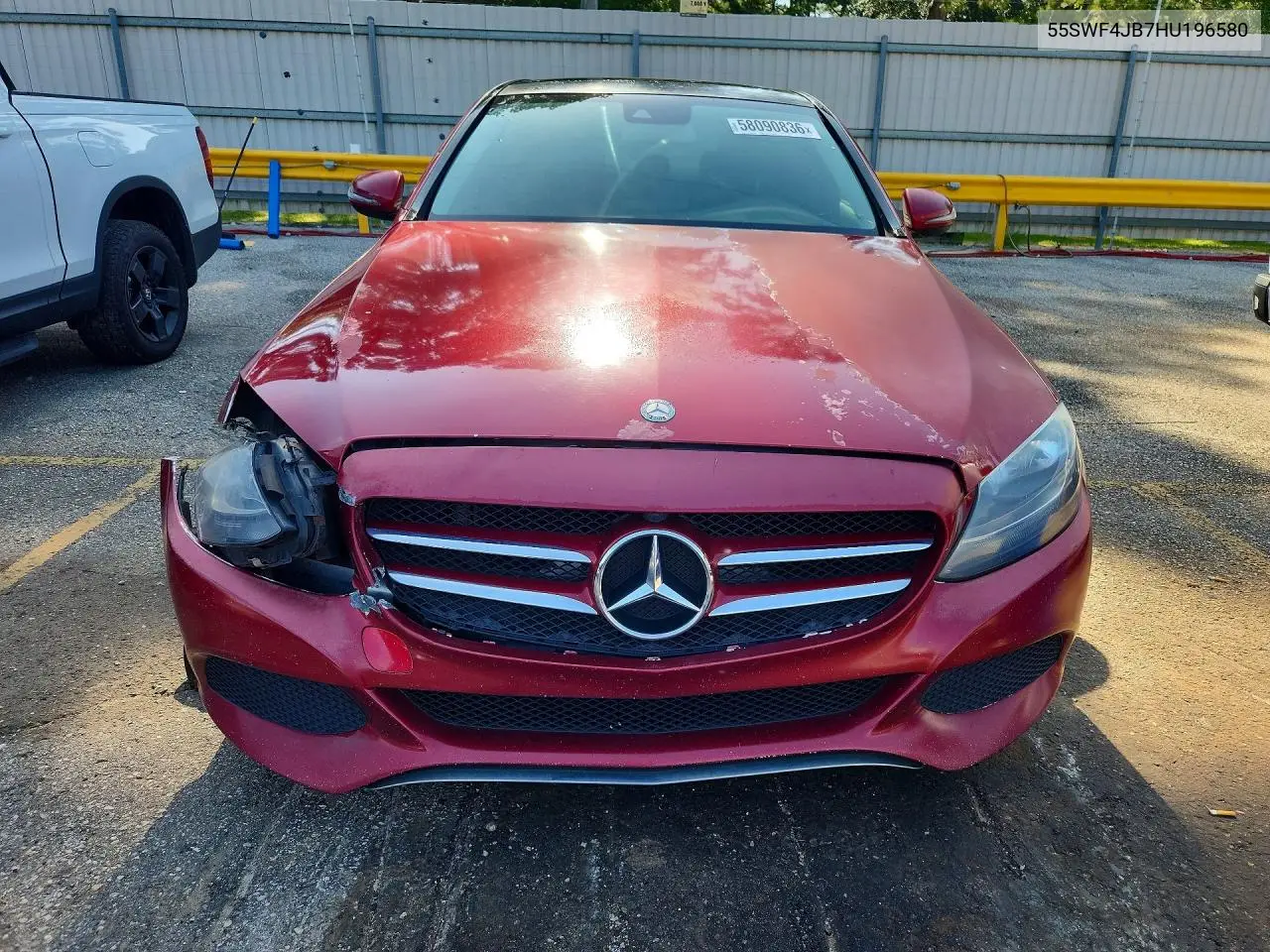 2017 Mercedes-Benz C 300 VIN: 55SWF4JB7HU196580 Lot: 58090836