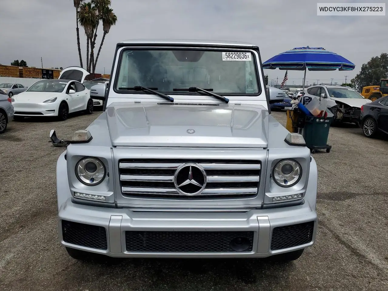 2017 Mercedes-Benz G 550 VIN: WDCYC3KF8HX275223 Lot: 58229036