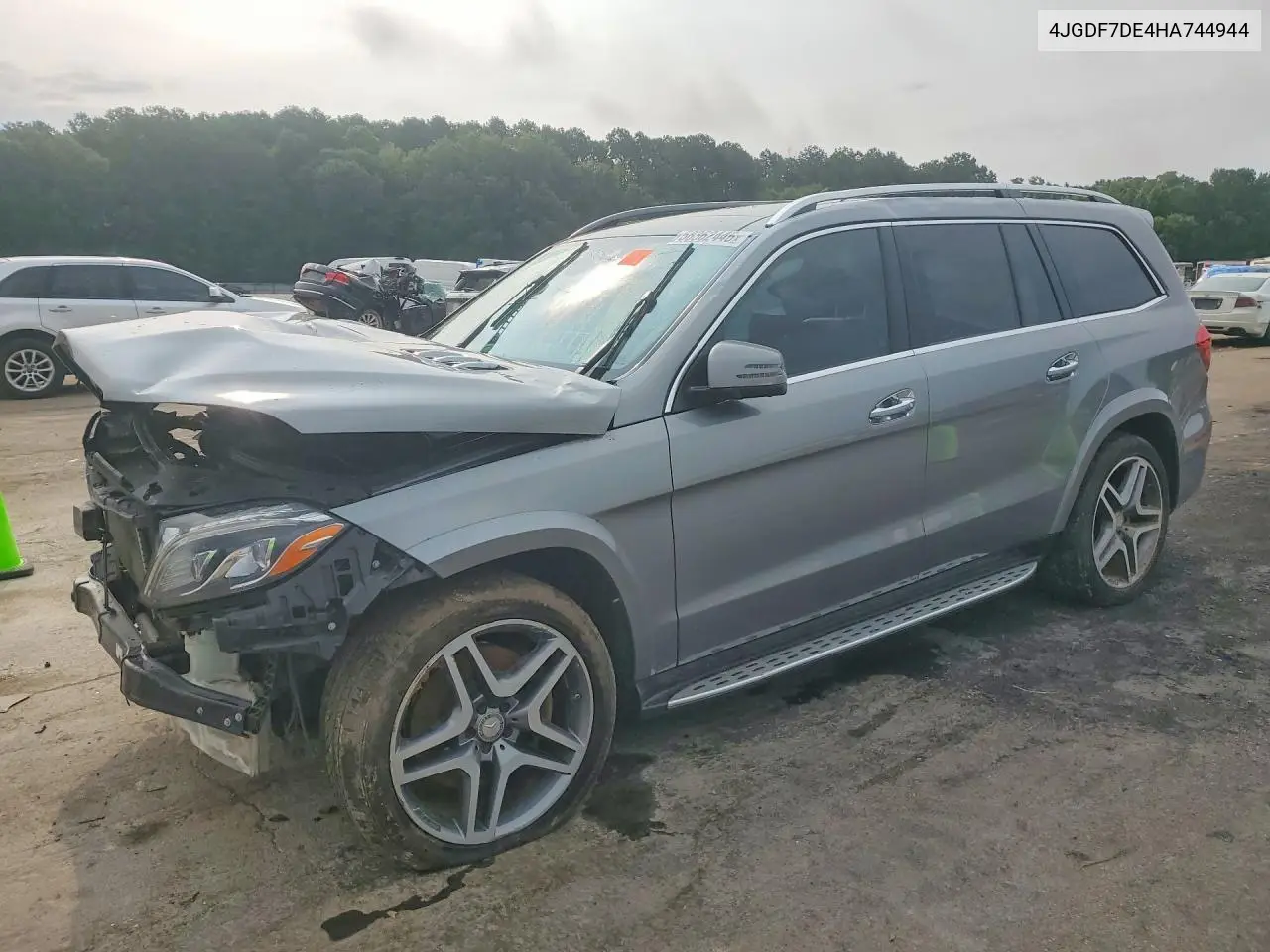 2017 Mercedes-Benz Gls 550 4Matic VIN: 4JGDF7DE4HA744944 Lot: 58362446