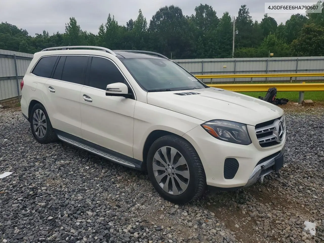 2017 Mercedes-Benz Gls 450 4Matic VIN: 4JGDF6EE6HA790607 Lot: 58529326