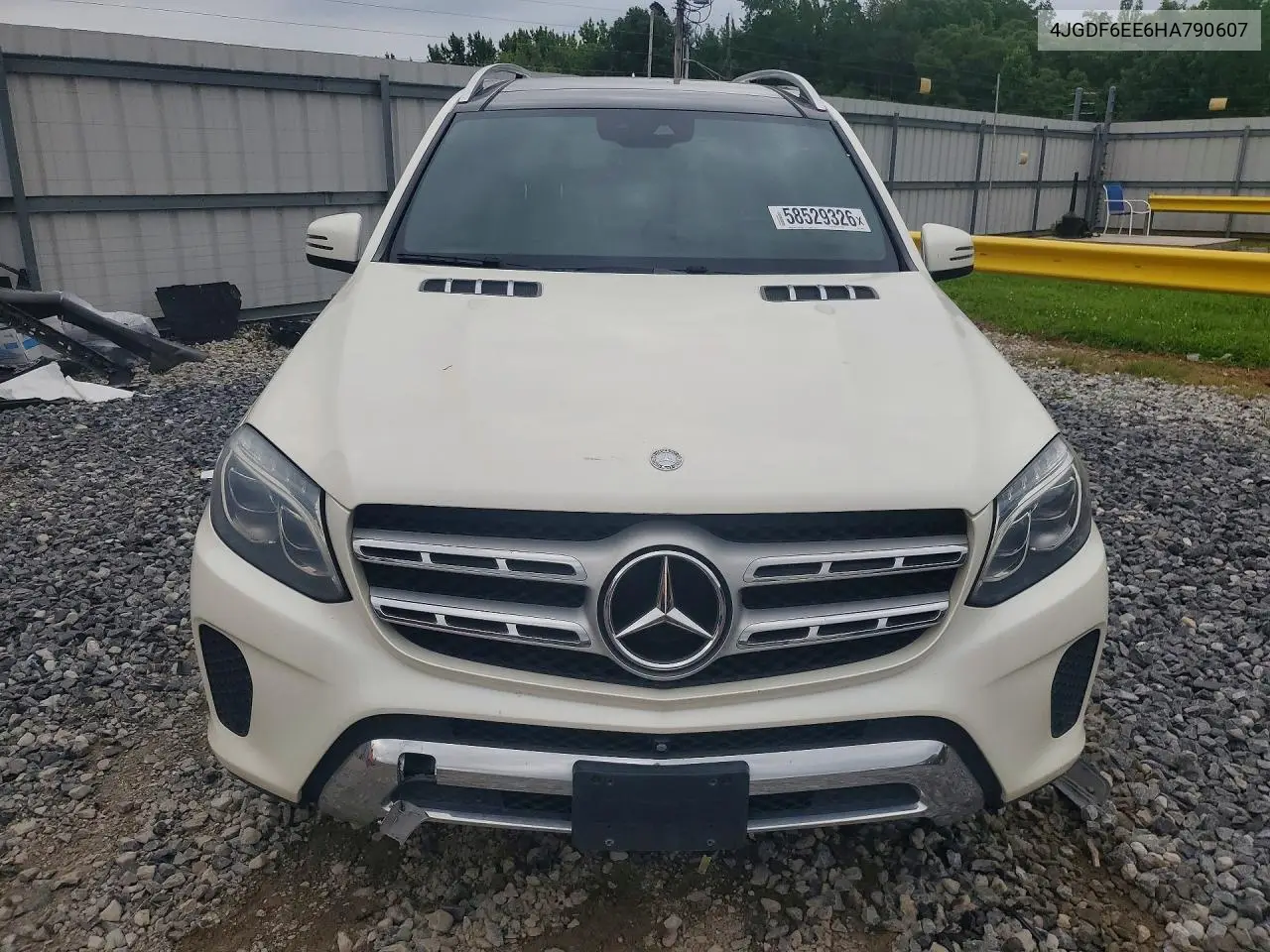 2017 Mercedes-Benz Gls 450 4Matic VIN: 4JGDF6EE6HA790607 Lot: 58529326
