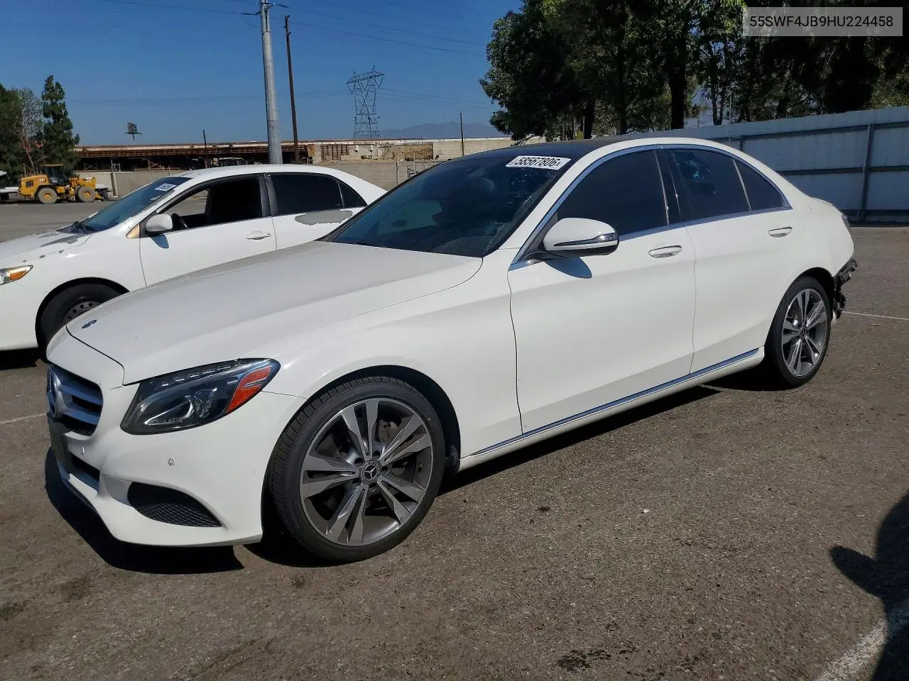 2017 Mercedes-Benz C 300 VIN: 55SWF4JB9HU224458 Lot: 58567806