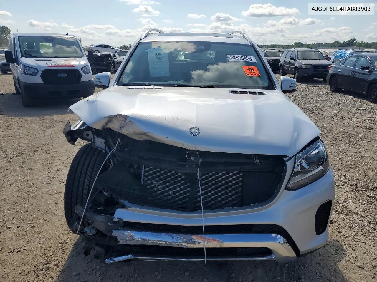 2017 Mercedes-Benz Gls 450 4Matic VIN: 4JGDF6EE4HA883903 Lot: 58599466