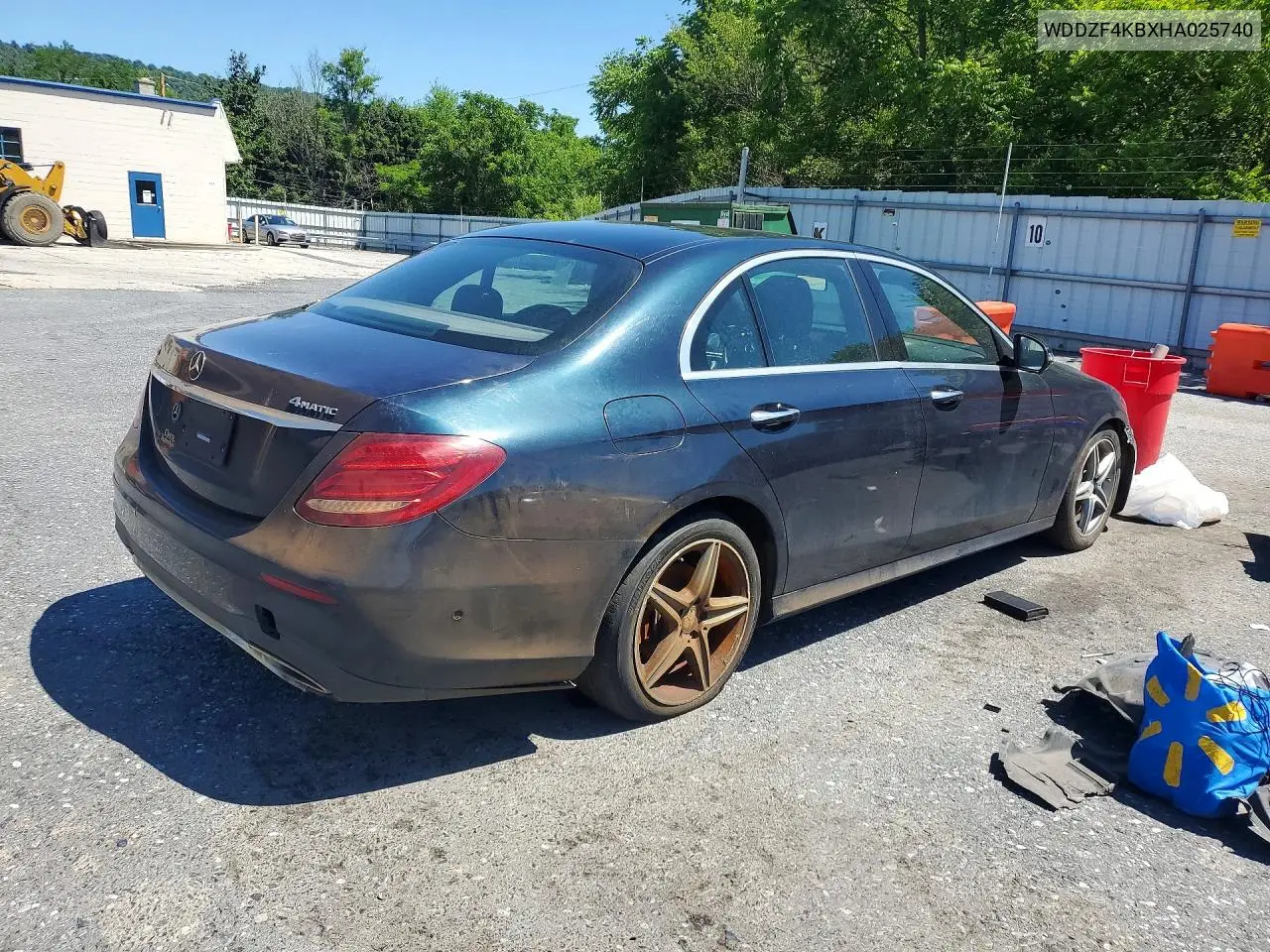 2017 Mercedes-Benz E 300 4Matic VIN: WDDZF4KBXHA025740 Lot: 58712986