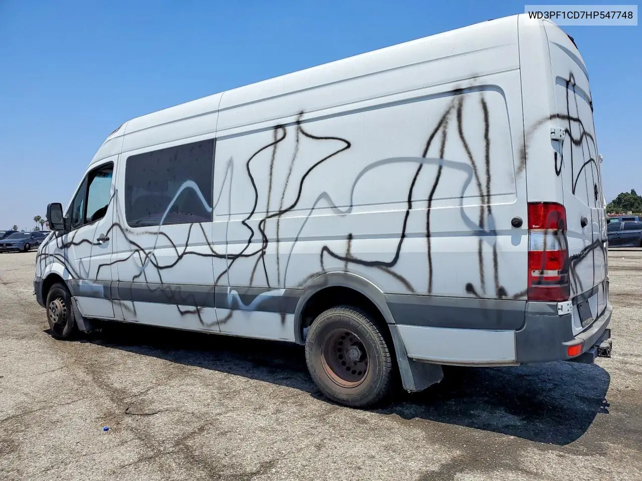 2017 Mercedes-Benz Sprinter 3500 Delivery Van VIN: WD3PF1CD7HP547748 Lot: 58782066