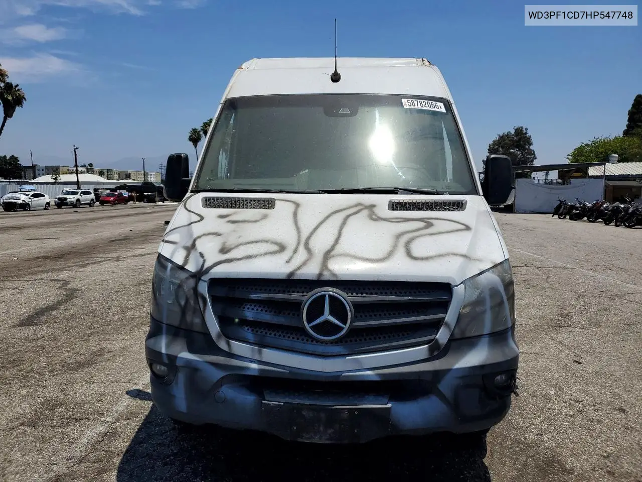 2017 Mercedes-Benz Sprinter 3500 Delivery Van VIN: WD3PF1CD7HP547748 Lot: 58782066