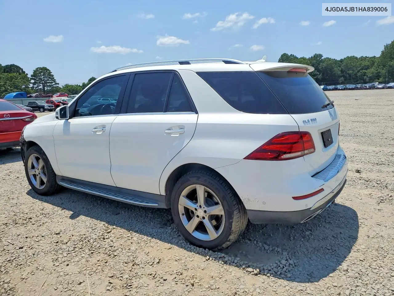 2017 Mercedes-Benz Gle 350 VIN: 4JGDA5JB1HA839006 Lot: 59616166
