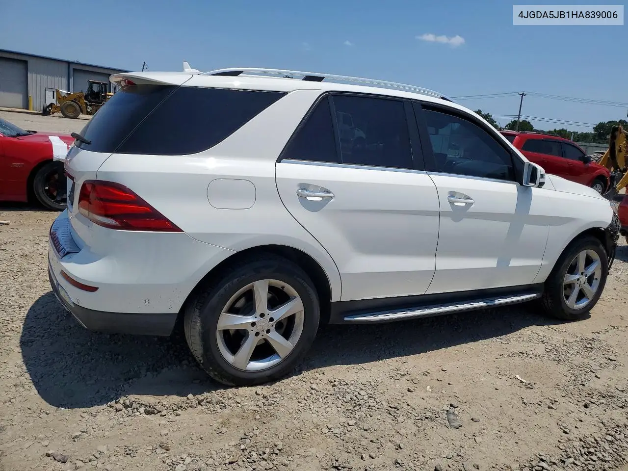 2017 Mercedes-Benz Gle 350 VIN: 4JGDA5JB1HA839006 Lot: 59616166
