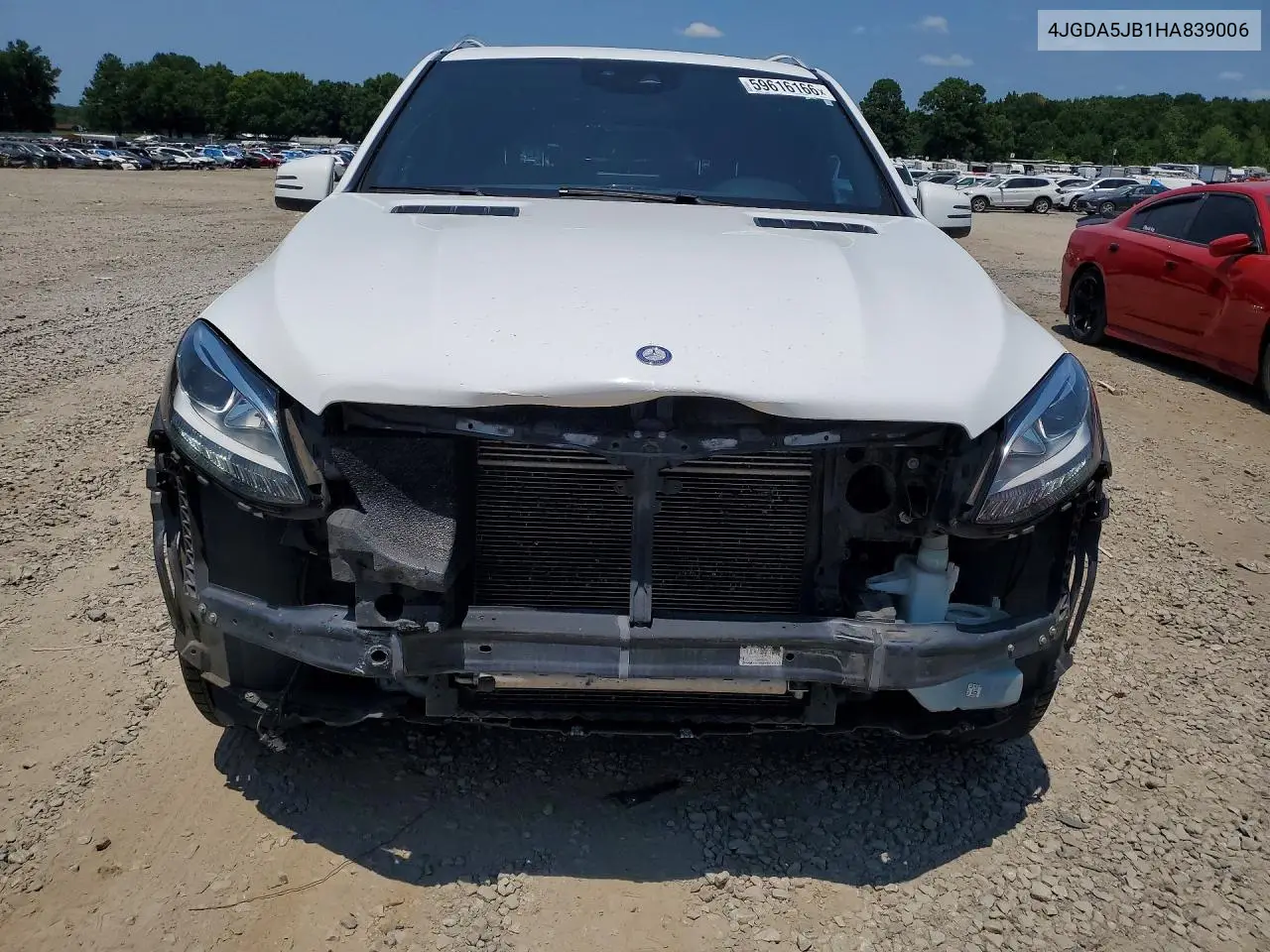 2017 Mercedes-Benz Gle 350 VIN: 4JGDA5JB1HA839006 Lot: 59616166