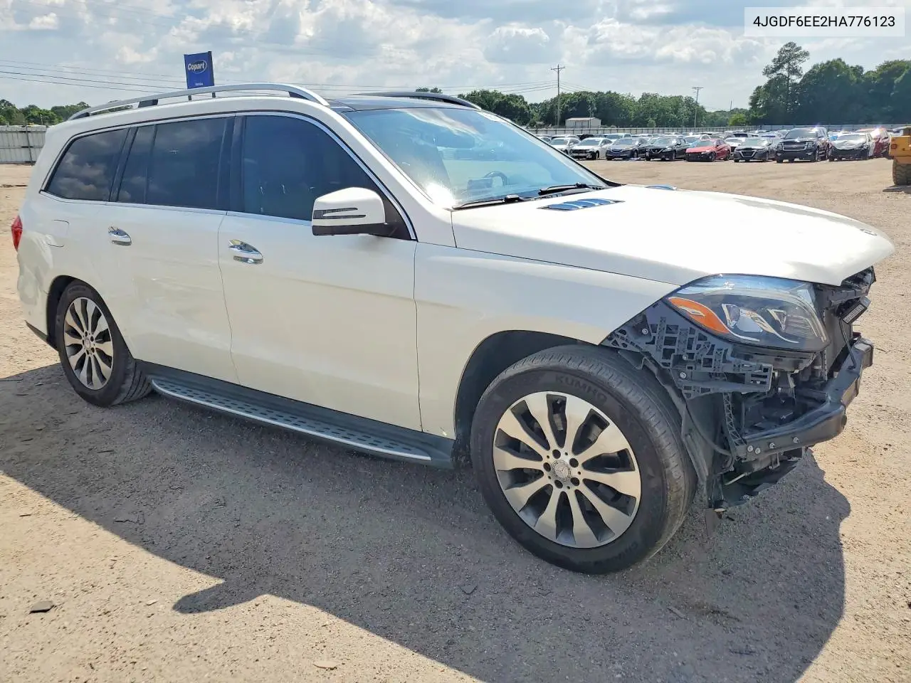 2017 Mercedes-Benz Gls 450 4Matic VIN: 4JGDF6EE2HA776123 Lot: 59645976