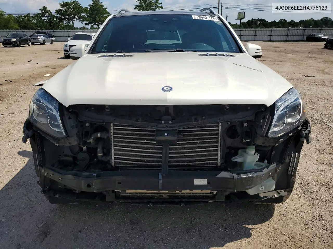 2017 Mercedes-Benz Gls 450 4Matic VIN: 4JGDF6EE2HA776123 Lot: 59645976