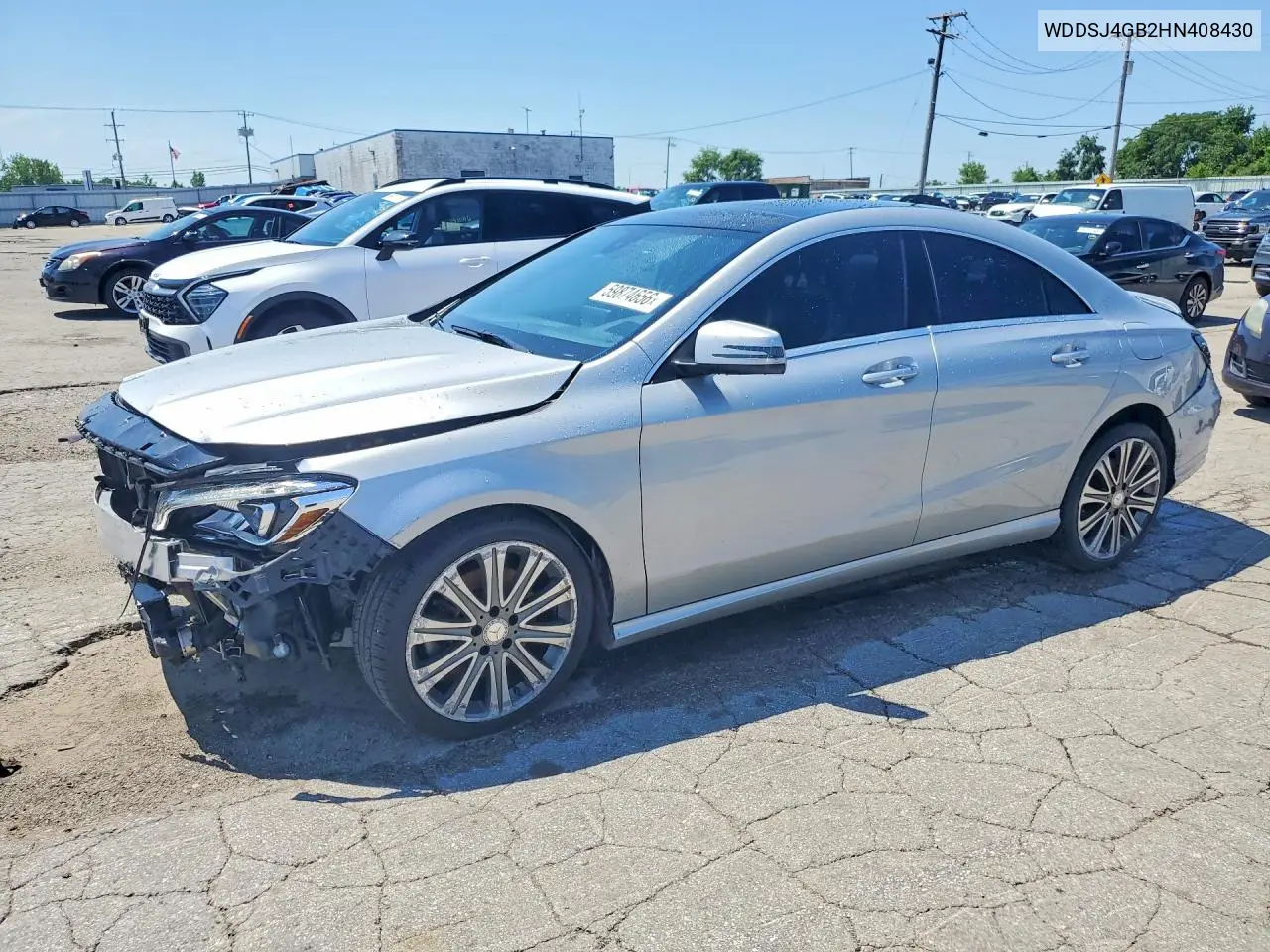 2017 Mercedes-Benz Cla 250 4Matic VIN: WDDSJ4GB2HN408430 Lot: 59874656