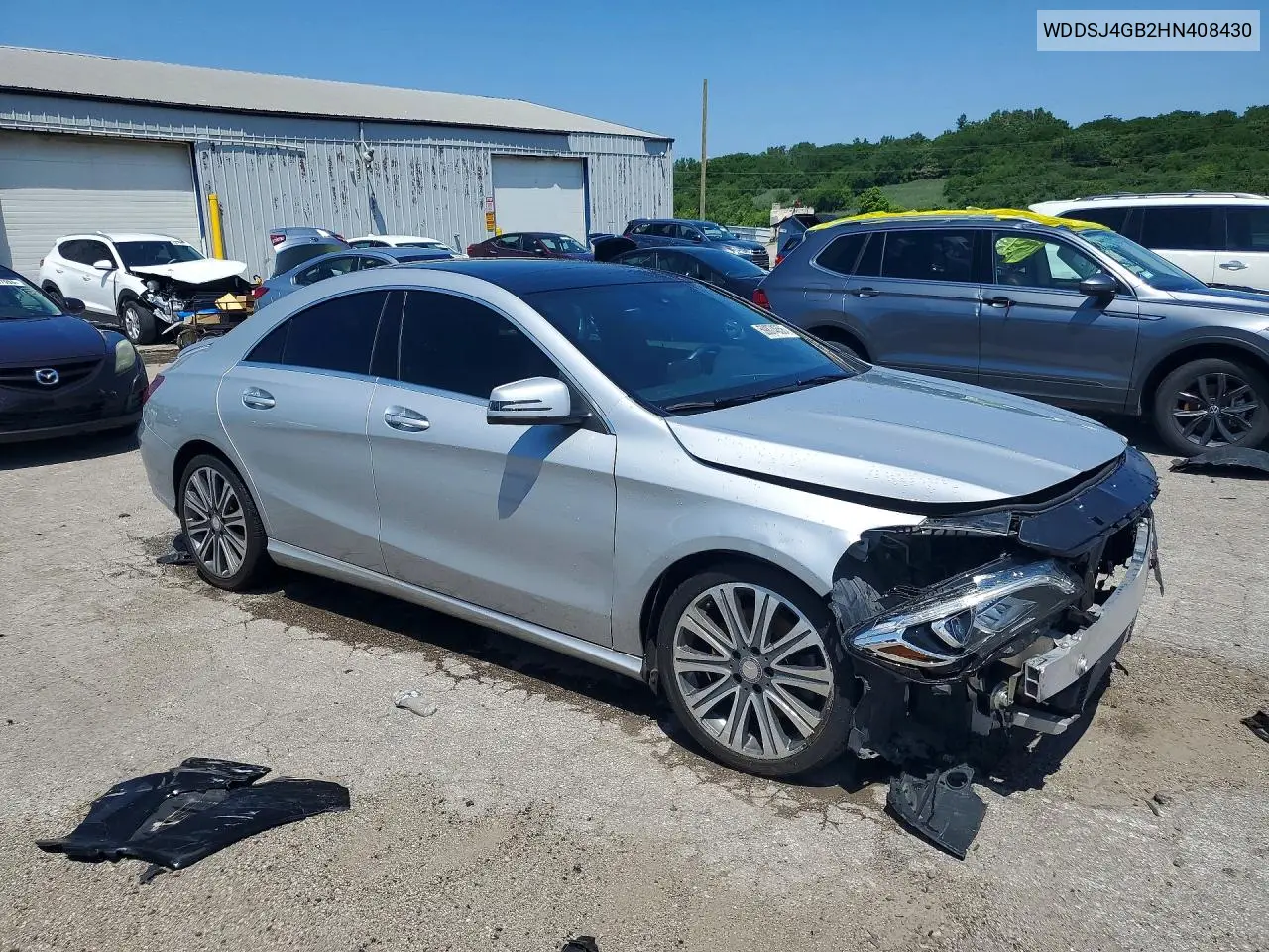 2017 Mercedes-Benz Cla 250 4Matic VIN: WDDSJ4GB2HN408430 Lot: 59874656