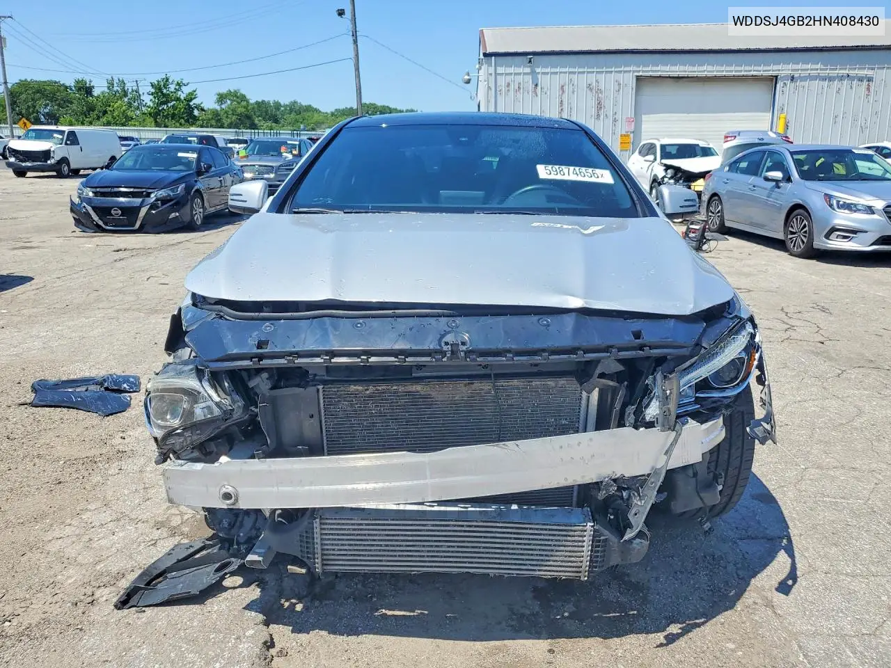 2017 Mercedes-Benz Cla 250 4Matic VIN: WDDSJ4GB2HN408430 Lot: 59874656