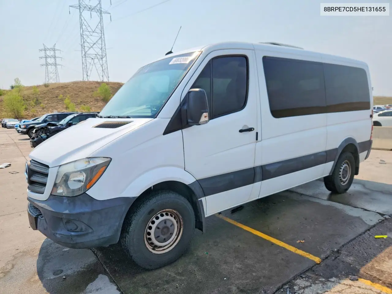 2017 Mercedes-Benz Sprinter 2500 VIN: 8BRPE7CD5HE131655 Lot: 60032086